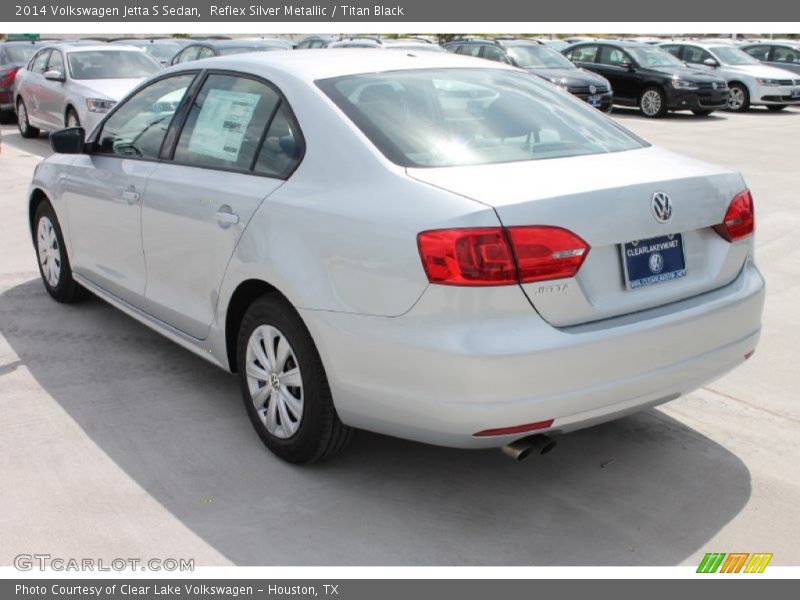 Reflex Silver Metallic / Titan Black 2014 Volkswagen Jetta S Sedan