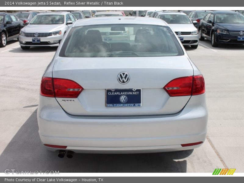 Reflex Silver Metallic / Titan Black 2014 Volkswagen Jetta S Sedan