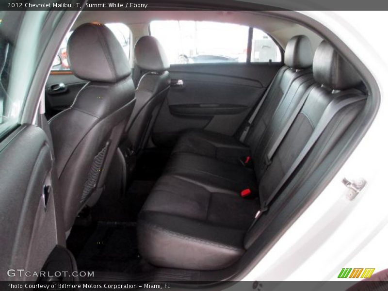 Summit White / Ebony 2012 Chevrolet Malibu LT