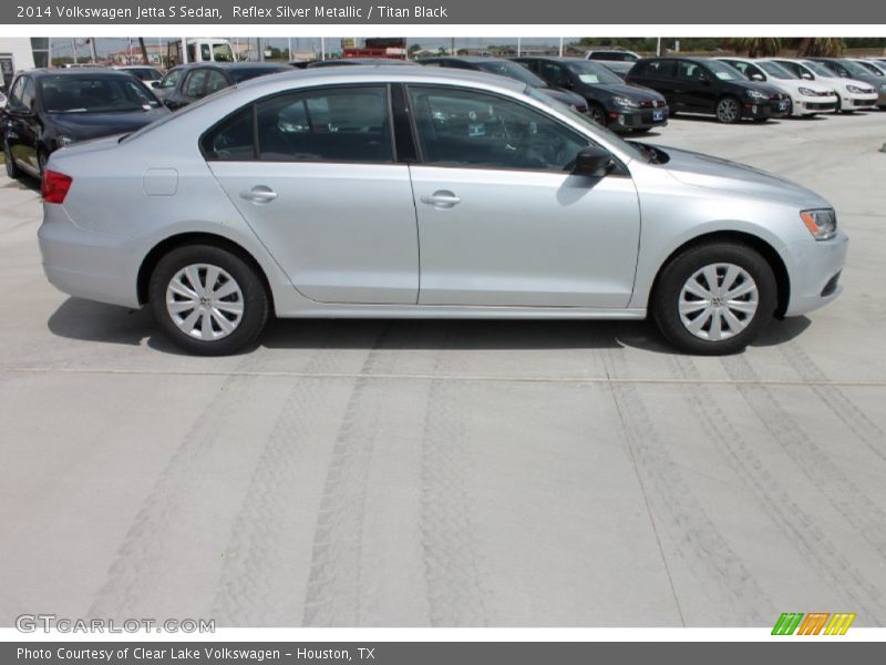 Reflex Silver Metallic / Titan Black 2014 Volkswagen Jetta S Sedan