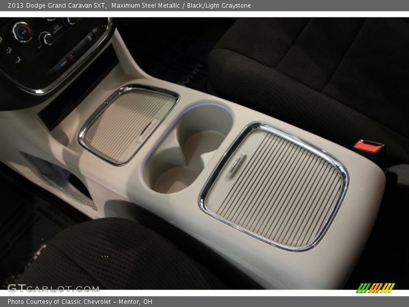 Maximum Steel Metallic / Black/Light Graystone 2013 Dodge Grand Caravan SXT