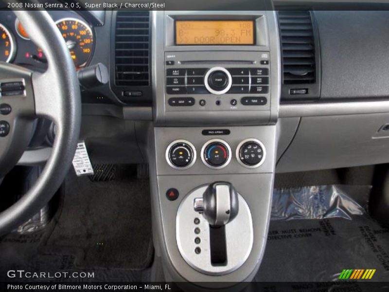 Super Black / Charcoal/Steel 2008 Nissan Sentra 2.0 S