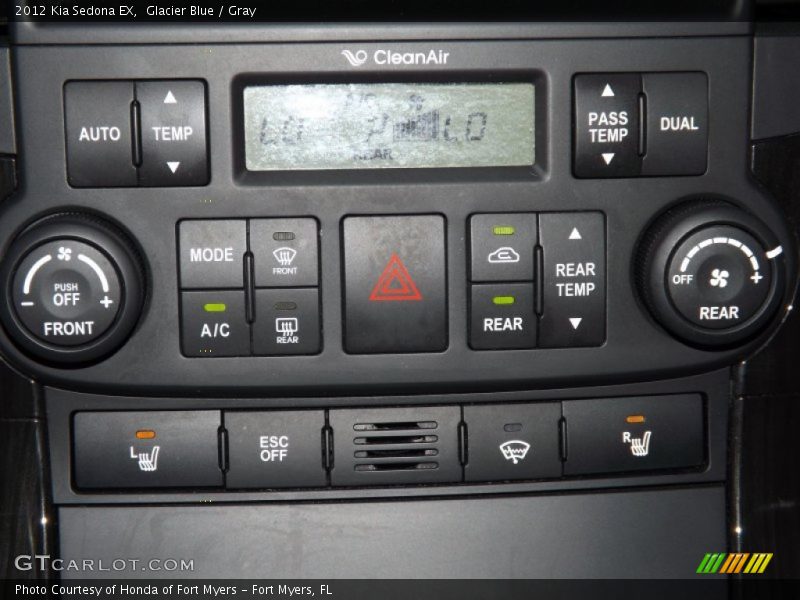 Glacier Blue / Gray 2012 Kia Sedona EX