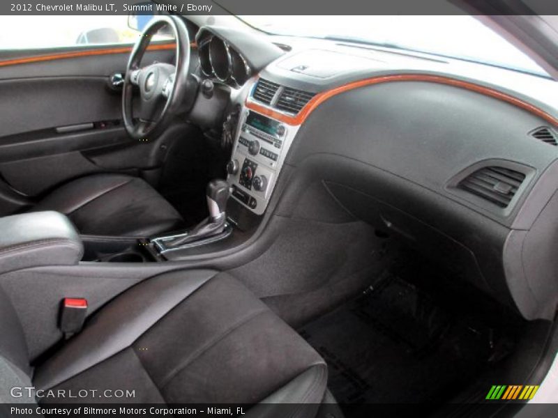 Summit White / Ebony 2012 Chevrolet Malibu LT