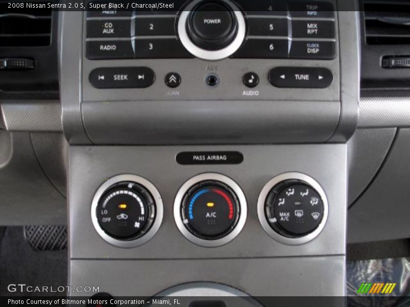 Super Black / Charcoal/Steel 2008 Nissan Sentra 2.0 S