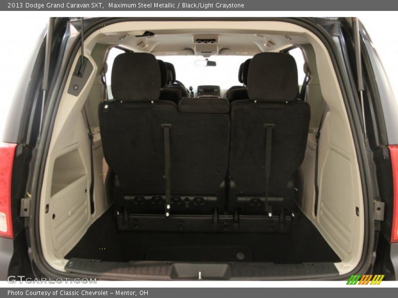Maximum Steel Metallic / Black/Light Graystone 2013 Dodge Grand Caravan SXT
