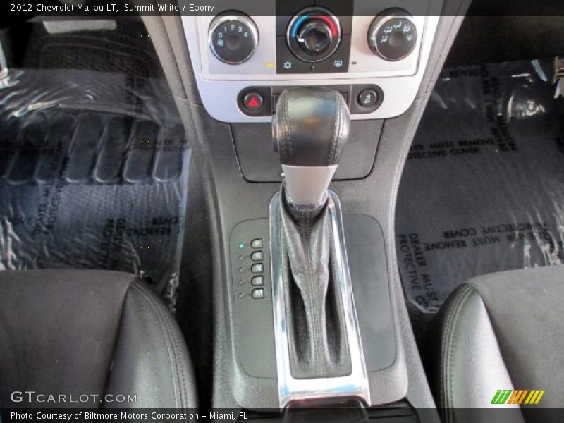 Summit White / Ebony 2012 Chevrolet Malibu LT