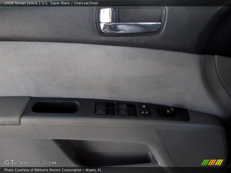 Super Black / Charcoal/Steel 2008 Nissan Sentra 2.0 S