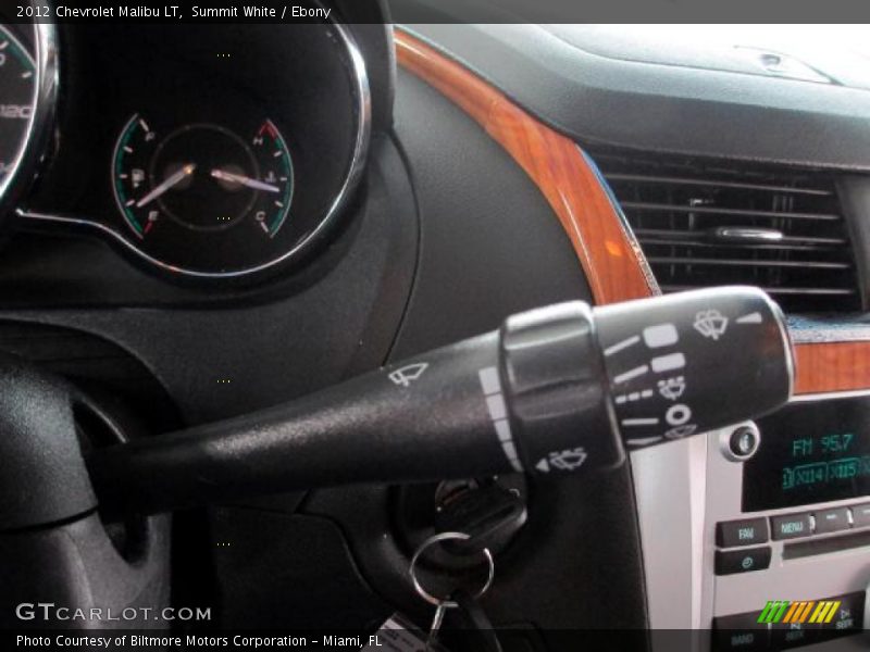 Summit White / Ebony 2012 Chevrolet Malibu LT
