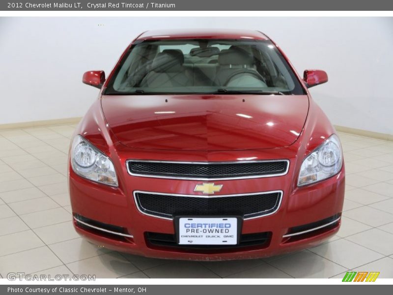 Crystal Red Tintcoat / Titanium 2012 Chevrolet Malibu LT