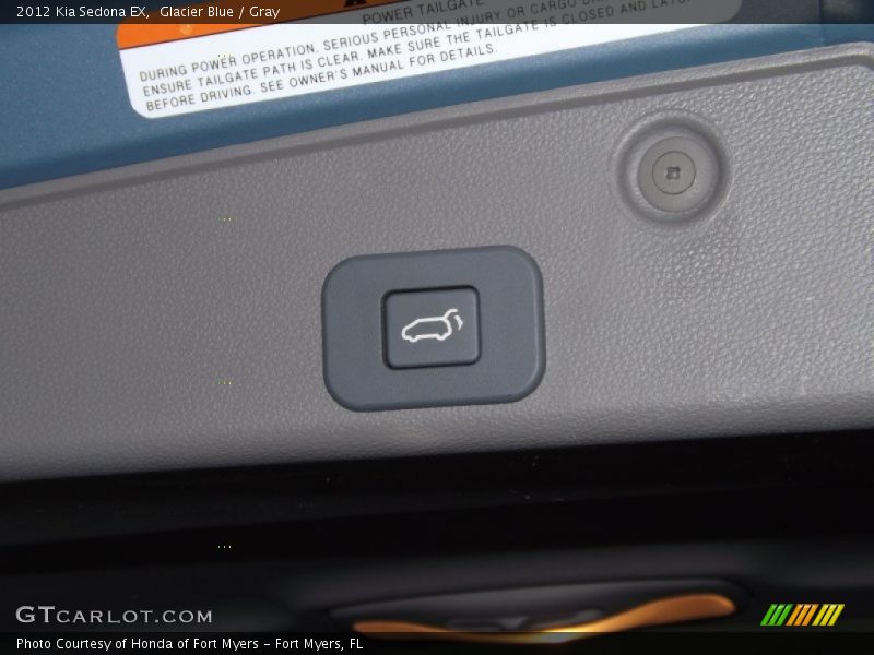 Glacier Blue / Gray 2012 Kia Sedona EX