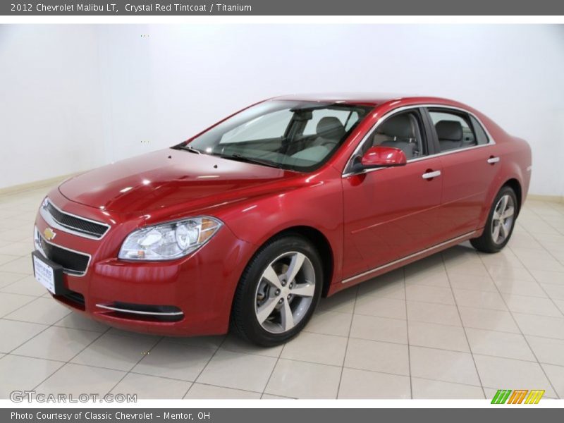 Crystal Red Tintcoat / Titanium 2012 Chevrolet Malibu LT