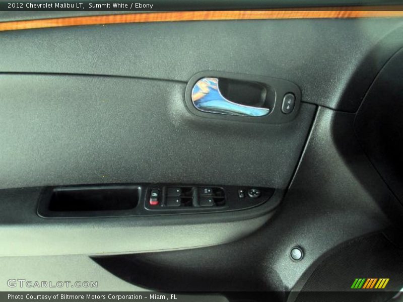 Summit White / Ebony 2012 Chevrolet Malibu LT