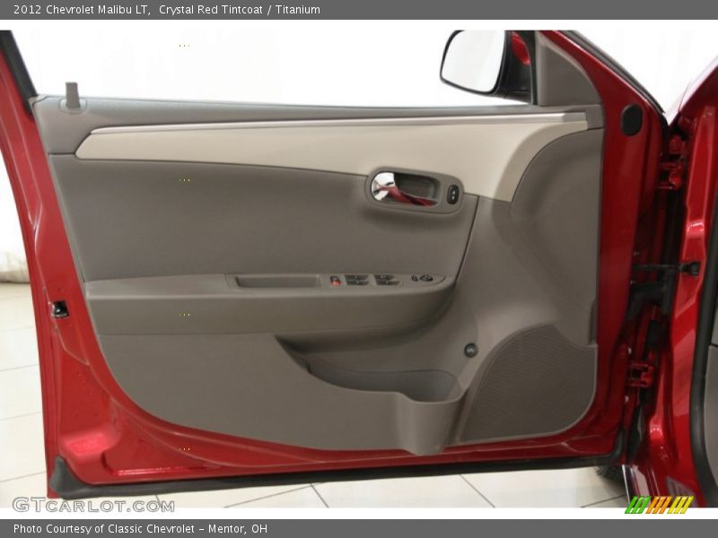 Crystal Red Tintcoat / Titanium 2012 Chevrolet Malibu LT