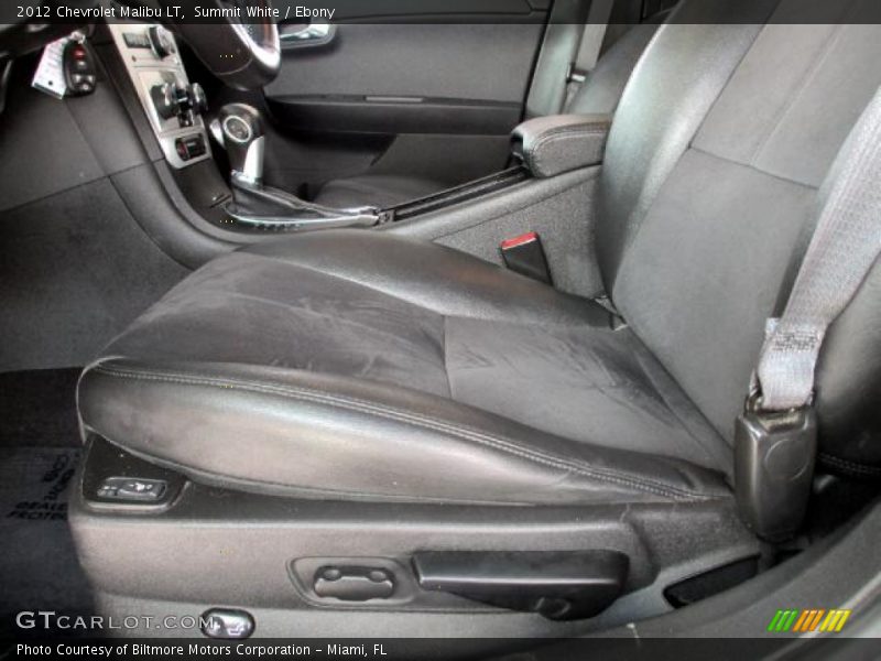Summit White / Ebony 2012 Chevrolet Malibu LT
