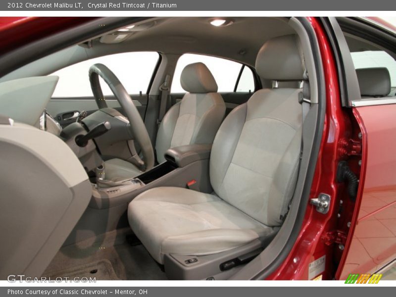 Crystal Red Tintcoat / Titanium 2012 Chevrolet Malibu LT