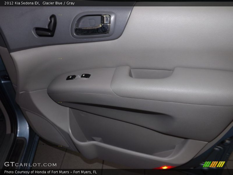 Glacier Blue / Gray 2012 Kia Sedona EX