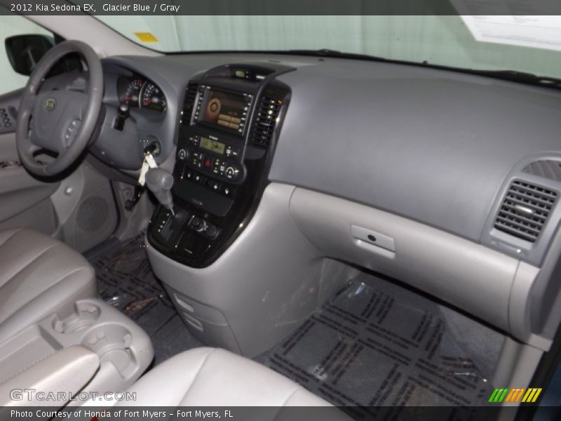 Glacier Blue / Gray 2012 Kia Sedona EX
