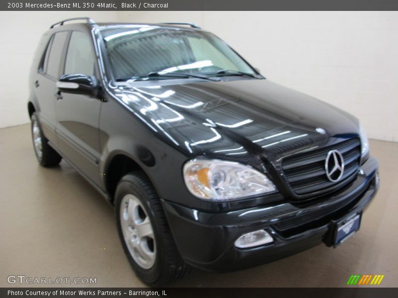 Black / Charcoal 2003 Mercedes-Benz ML 350 4Matic