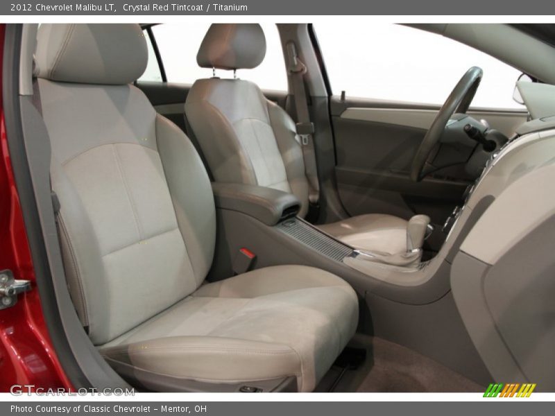 Crystal Red Tintcoat / Titanium 2012 Chevrolet Malibu LT