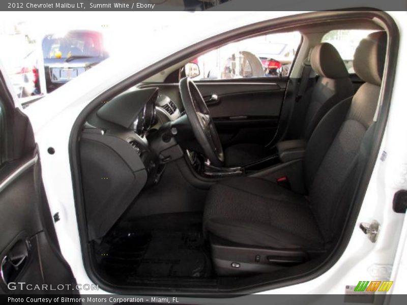 Summit White / Ebony 2012 Chevrolet Malibu LT