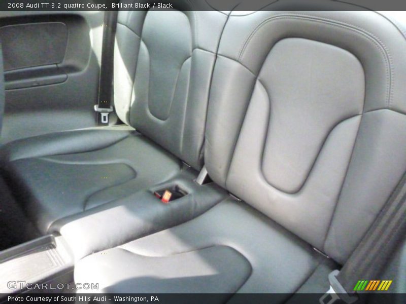 Brilliant Black / Black 2008 Audi TT 3.2 quattro Coupe