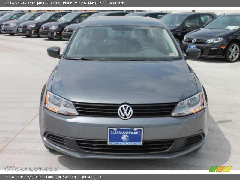 Platinum Gray Metallic / Titan Black 2014 Volkswagen Jetta S Sedan