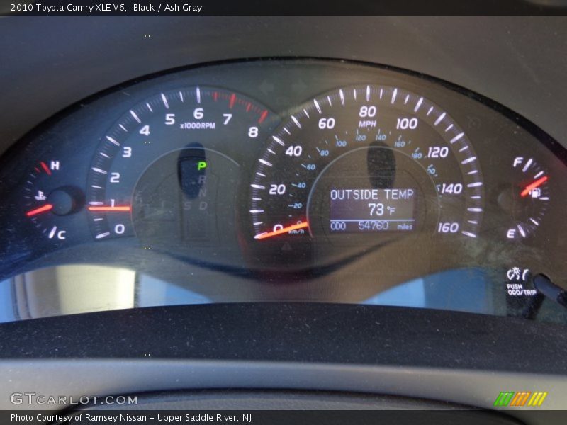 Black / Ash Gray 2010 Toyota Camry XLE V6