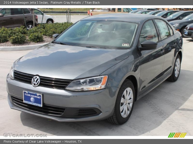 Platinum Gray Metallic / Titan Black 2014 Volkswagen Jetta S Sedan