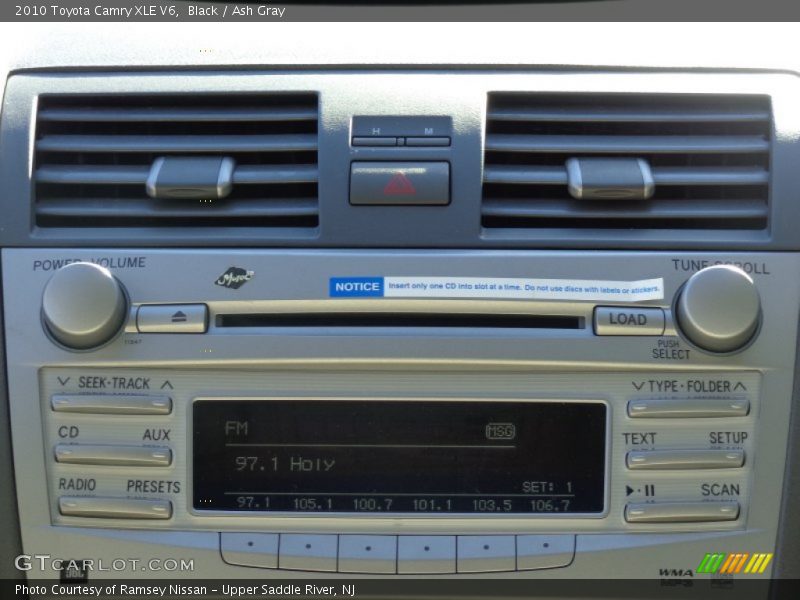 Black / Ash Gray 2010 Toyota Camry XLE V6