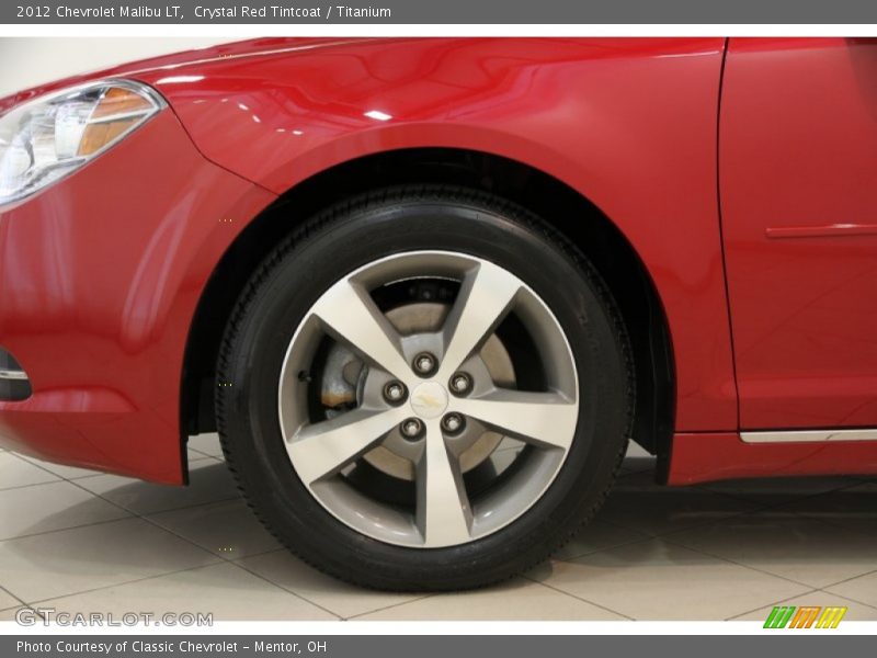Crystal Red Tintcoat / Titanium 2012 Chevrolet Malibu LT