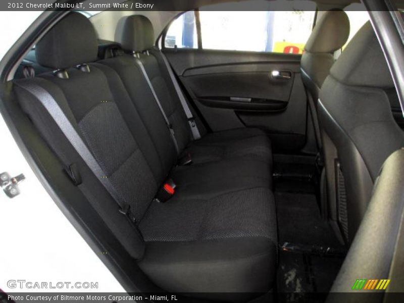 Summit White / Ebony 2012 Chevrolet Malibu LT