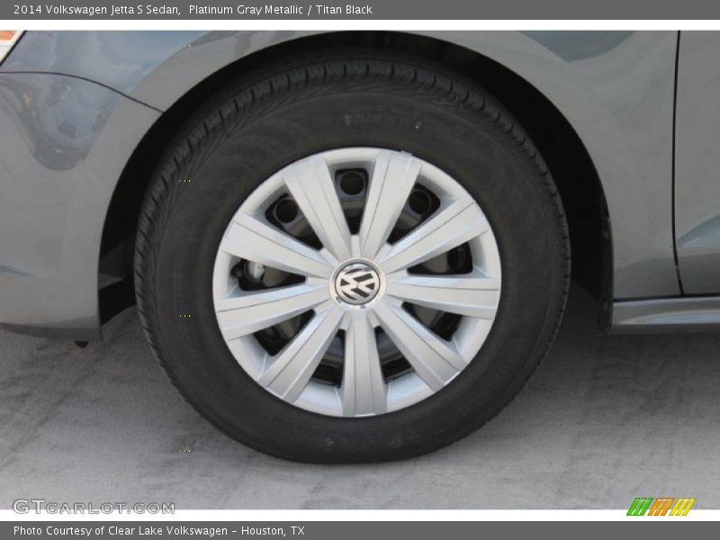 Platinum Gray Metallic / Titan Black 2014 Volkswagen Jetta S Sedan