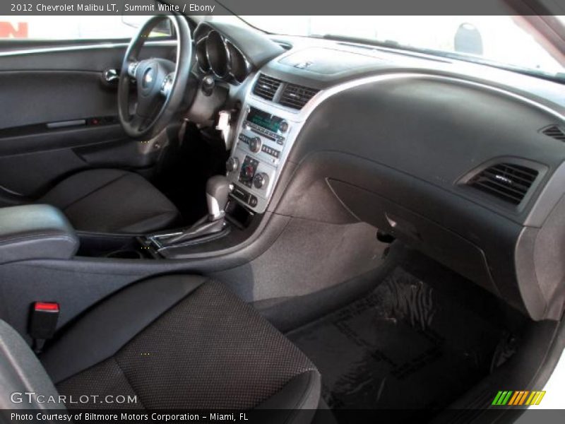 Summit White / Ebony 2012 Chevrolet Malibu LT