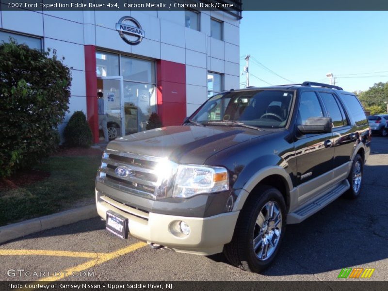 Carbon Metallic / Charcoal Black/Camel 2007 Ford Expedition Eddie Bauer 4x4