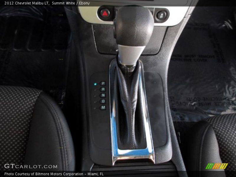 Summit White / Ebony 2012 Chevrolet Malibu LT