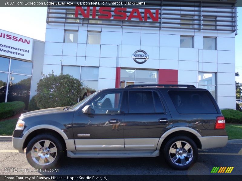 Carbon Metallic / Charcoal Black/Camel 2007 Ford Expedition Eddie Bauer 4x4