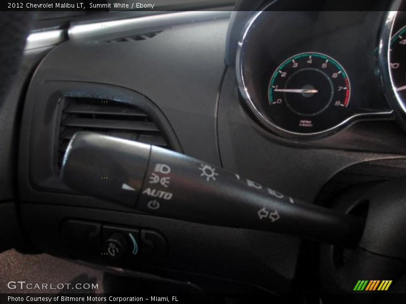 Summit White / Ebony 2012 Chevrolet Malibu LT