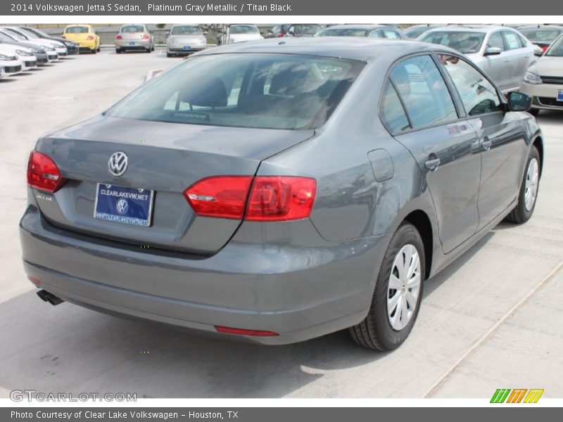 Platinum Gray Metallic / Titan Black 2014 Volkswagen Jetta S Sedan