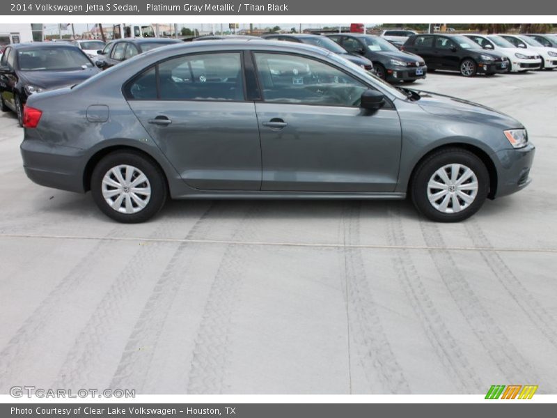 Platinum Gray Metallic / Titan Black 2014 Volkswagen Jetta S Sedan