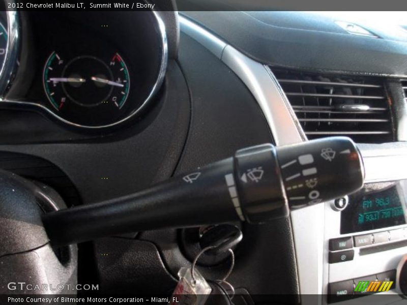 Summit White / Ebony 2012 Chevrolet Malibu LT