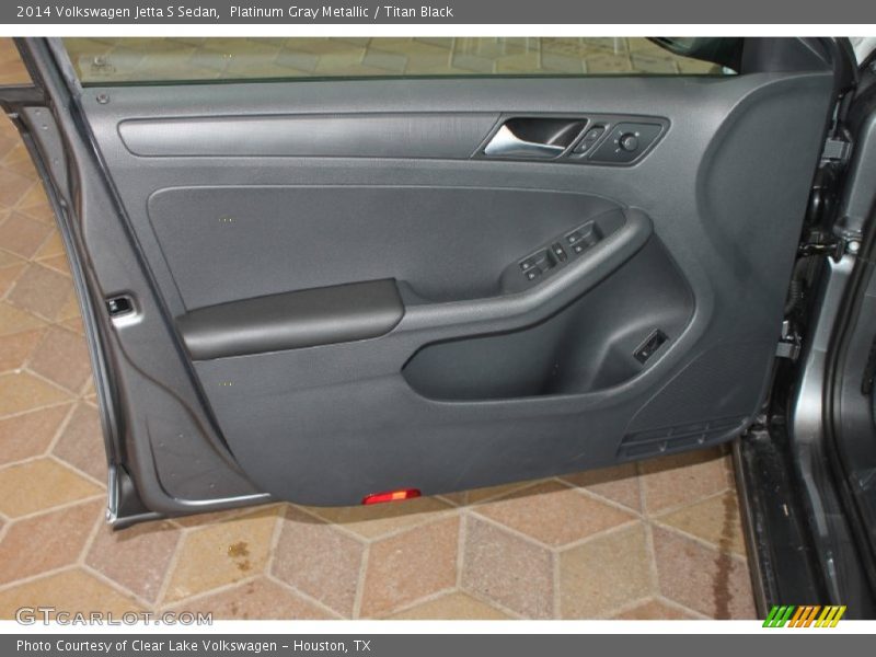 Platinum Gray Metallic / Titan Black 2014 Volkswagen Jetta S Sedan