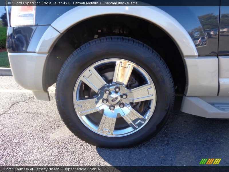 Carbon Metallic / Charcoal Black/Camel 2007 Ford Expedition Eddie Bauer 4x4
