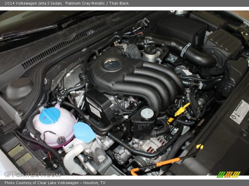 Platinum Gray Metallic / Titan Black 2014 Volkswagen Jetta S Sedan