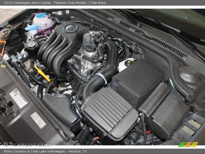 Platinum Gray Metallic / Titan Black 2014 Volkswagen Jetta S Sedan