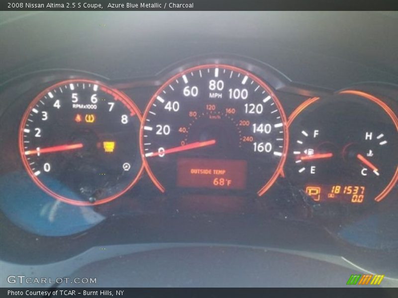 Azure Blue Metallic / Charcoal 2008 Nissan Altima 2.5 S Coupe