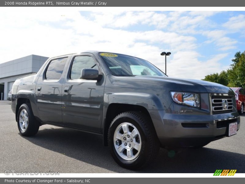 Nimbus Gray Metallic / Gray 2008 Honda Ridgeline RTS