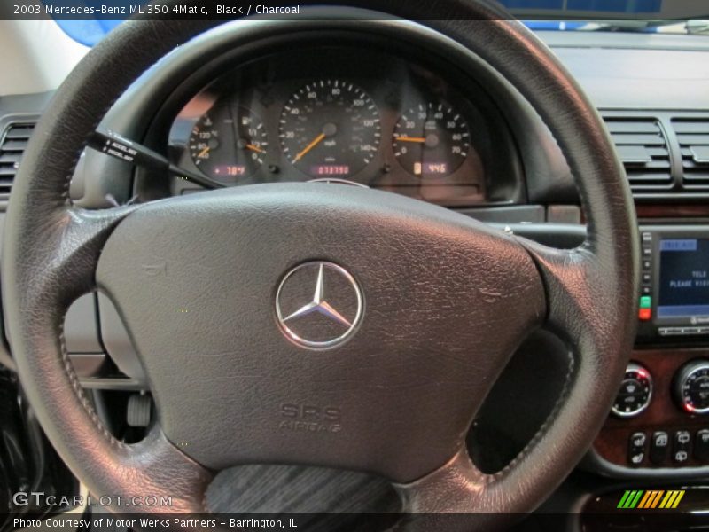 Black / Charcoal 2003 Mercedes-Benz ML 350 4Matic