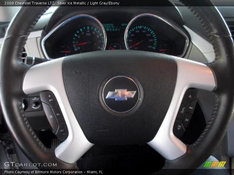 Silver Ice Metallic / Light Gray/Ebony 2009 Chevrolet Traverse LTZ
