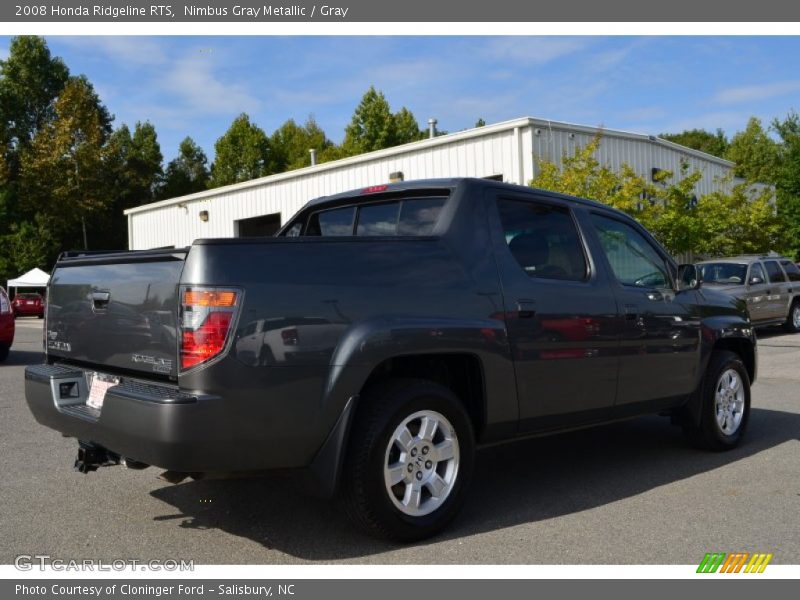 Nimbus Gray Metallic / Gray 2008 Honda Ridgeline RTS